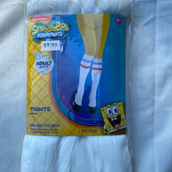 Accessories - Adult Sponge Bob Square Pants tights